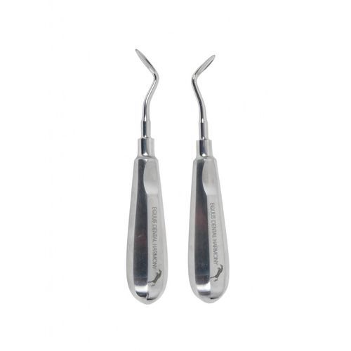 Dental-Hebel / für Veterinärmedizin - STO-ECDDL - Equus Dental - gebogen / für Wolfszahn / Edelstahl