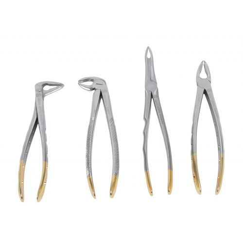 Klemme für die Veterinärmedizin - DAV-LDL04 - Equus Dental - zur Zahnentfernung / gerade / Edelstahl