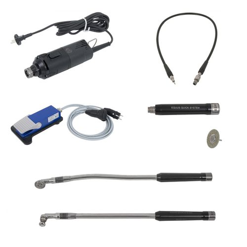 Mikromotor für Pferde - Wired set n&deg;3 - Equus Dental - tierzahnärztlich / elektrisch / pedalbetrieben