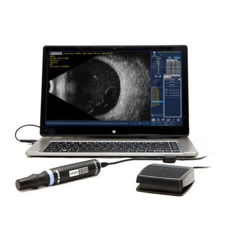 Ultraschallgerät / mit Konsole, Tischmodell - B-Scan Plus - Keeler - für ophthalmische Ultraschalluntersuchungen / Schwarz-Weiß