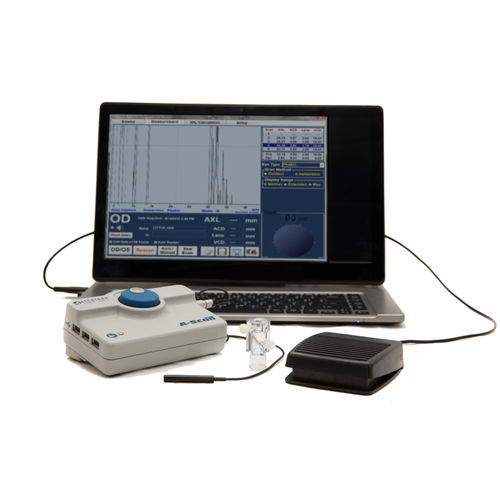 Plattformmontiertes Tierärztliches Ultraschallsystem - Accutome A-Scan Plus - Keeler - ophthalmisch / Farbdoppler