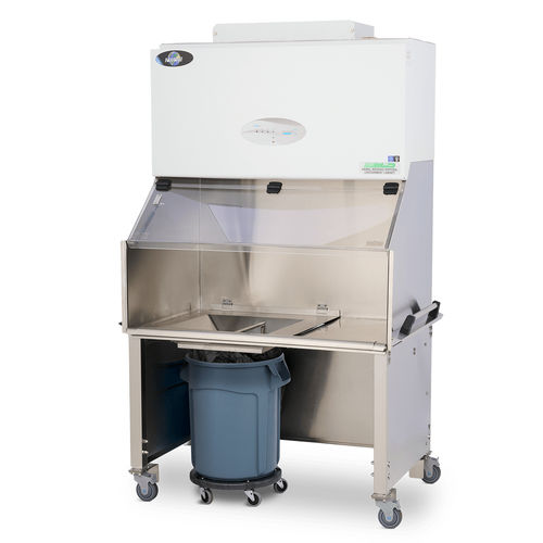 Mikrobiologische Sicherheitswerkbank / Klasse I - AllerGard™ - NuAire Laboratory Equipment - für Tierkäfige / mobil / mit LED-Licht