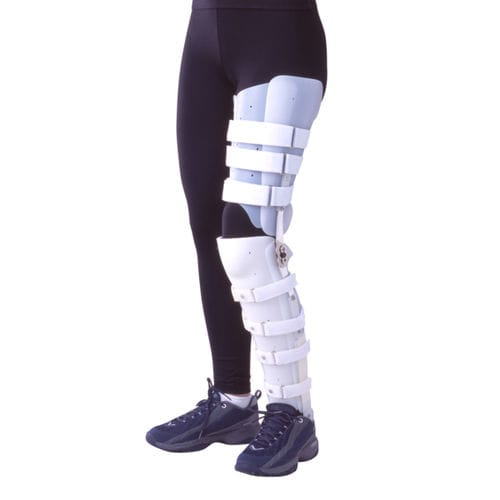 Knie-, Knöchel- und Fußorthese - ORLANDO® TPFX  - Orthomerica - mit Gelenk / maßgefertigt