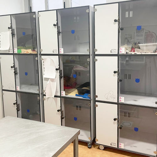 Tierkäfig für Katzen - POPA Suites - Everest Tecnovet - 2 Abteile / 3 Abteile / auf Rollen