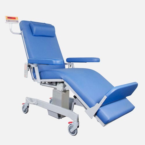 Elektrischer Hämodialysesessel - VIRNA + GS25 - 5.9 Care Weighing Systems - dreiteilig / auf Rollen / höhenverstellbar