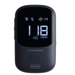 Automatisches Blutzuckermessgerät - GLUCOCARD S onyx - Arkray - Hämatokrit / kabellos / Bluetooth