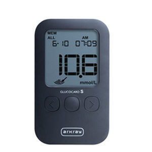 Automatisches Blutzuckermessgerät - GLUCOCARD S - Arkray - GDH / Hämatokrit / ohne Code