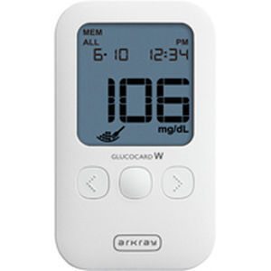 Automatisches Blutzuckermessgerät - GLUCOCARD W - Arkray - Hämatokrit / USB