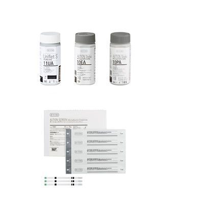 Multi-Parameter-Teststreifen - AUTION  - Arkray - Mikroalbuminurie / Kreatinin / Metaboliten im Urin