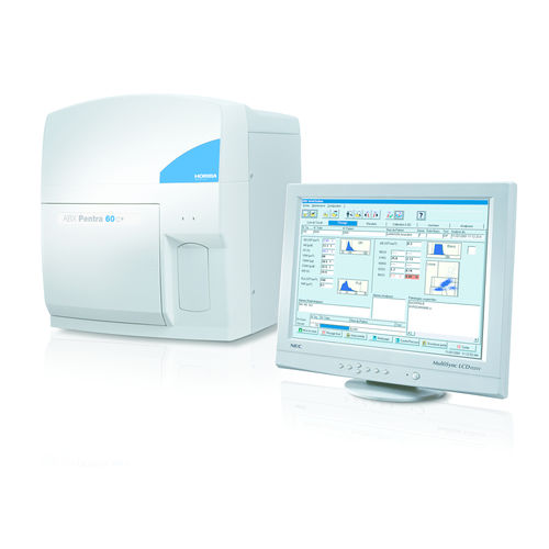 Automatischer Hämatologie-Analysator - ABX Pentra 60 C+ - HORIBA - Tisch / 26 Parameter