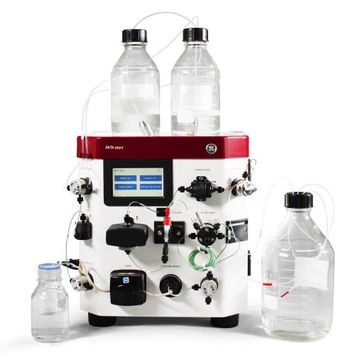 Chromatograph in präparativer Flüssigkeitsphase - ÄKTA start - GE Healthcare Life Sciences - zur Proteinreinigung / kompakt
