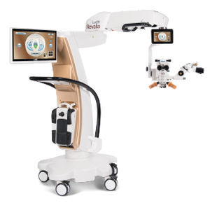 Ophthalmischer Operationsmikroskop - LuxOR® Revalia™ - Alcon - auf Rollen