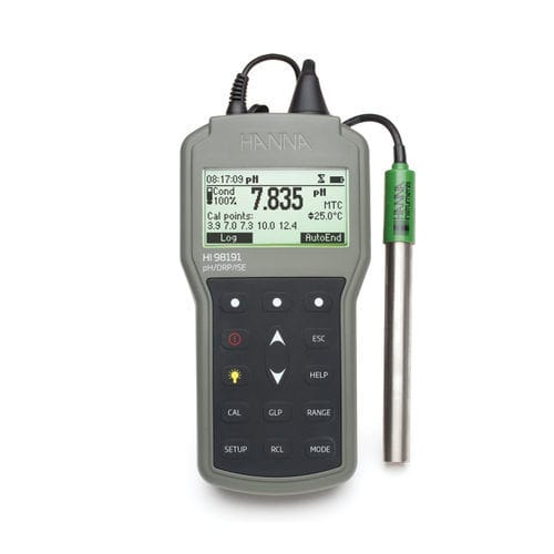 PH-Meter / Labor - HI98191 - HANNA Instruments - tragbar / wasserdicht