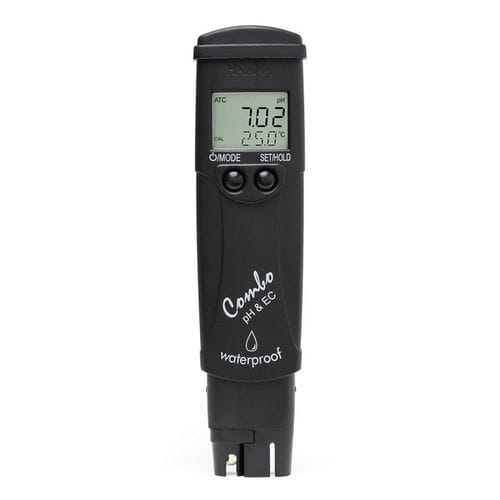PH-Meter / Labor - Combo® - HANNA Instruments - tragbar / mit Leitfähigkeitsmessung / wasserdicht