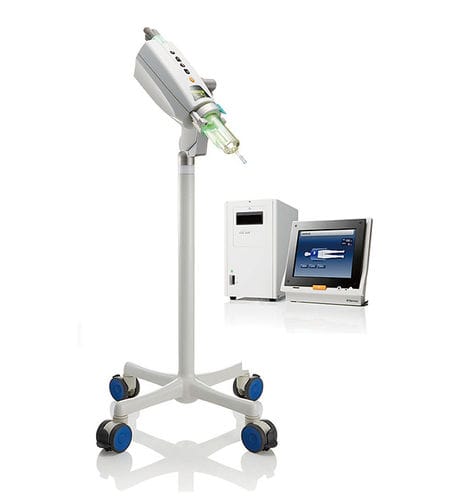 Kontrastmittelinjektor für Fluoroskopie - PRESSPRO GEO-150 - Nemoto - Einzelkammer