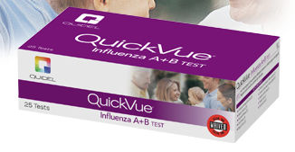 Grippe-Schnelltest - QuickVue® - Quidel - Influenza A / Influenza B / Nasen