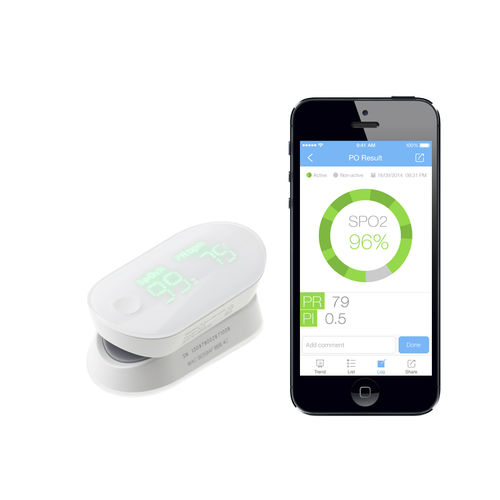 Fingerpulsoximeter - PO3 - iHealth - kompakt / drahtlos / für Smartphone