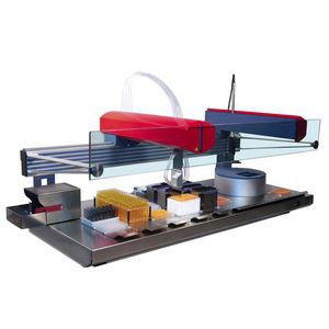 Robotisiertes Probenvorbereitungsgerät - e-Robot LH - GSG Robotix - Labor / per Pipettierung / modular