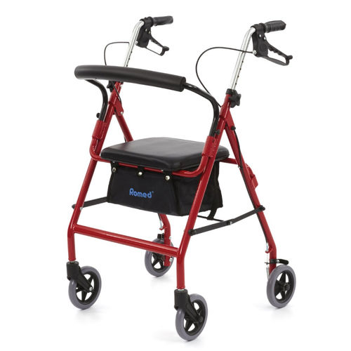 Rollator mit 4 Rädern - Reliance - Romed Holland - mit Sitz