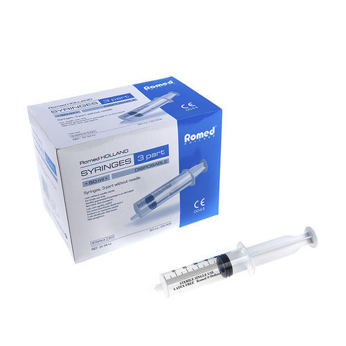 Spritze / 50 ml - 3S-50-LL - Romed Holland - Einweg / steril / Luer-Lock