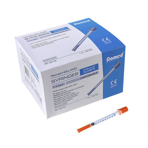 Insulinspritze - 3IS-1ML - Romed Holland - Einweg / steril