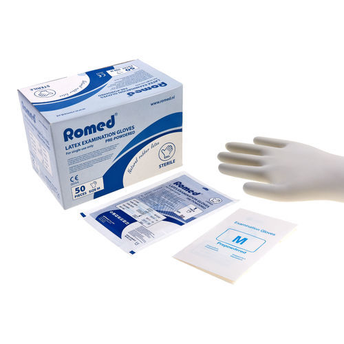 Latexhandschuh - 700 - Romed Holland - für Untersuchungen / steril / S