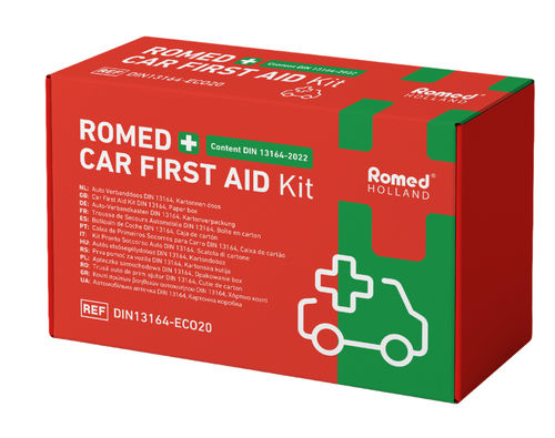 Notfallset - DIN13164-ECO20 - Romed Holland - Erste-Hilfe / für Fahrzeuge / für Erwachsene