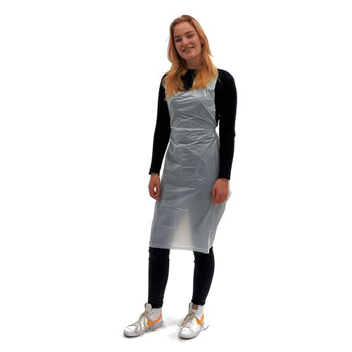 Medizinische Schürze / unisex - 1/60-LW - Romed Holland - aus Polyethylen / Einweg / weiß