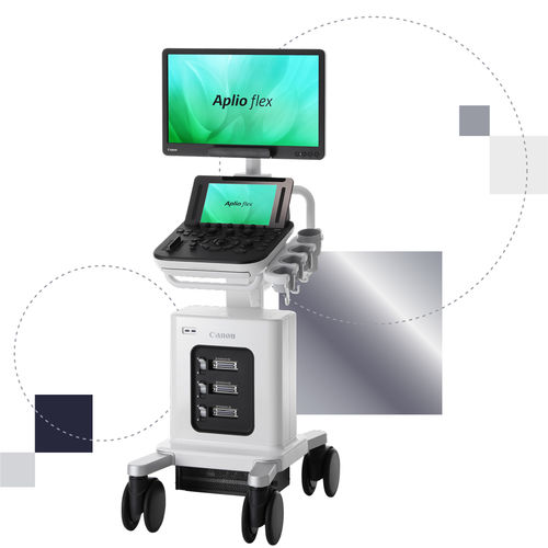 Ultraschallgerät mit Konsole - Aplio flex - Canon Medical System U.S.A - für Multifunktions-Ultraschall / Schwarz-Weiß / Farbdoppler