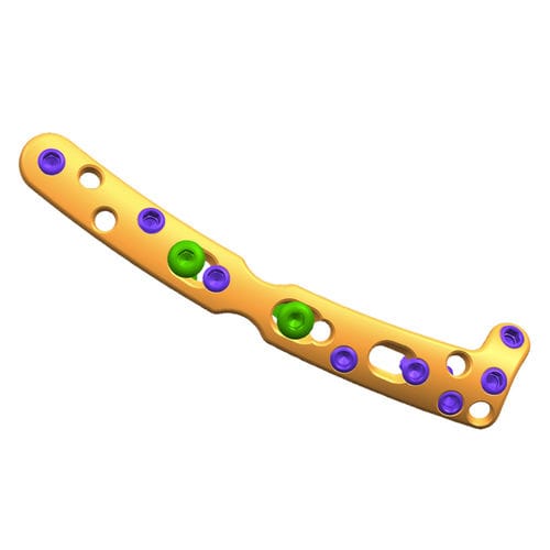 Kompressionsplatte für Schlüsselbein - HJ-Small LCP 04 - Health-Joy Medical - proximal / mit Verriegelung / ohne Verriegelung