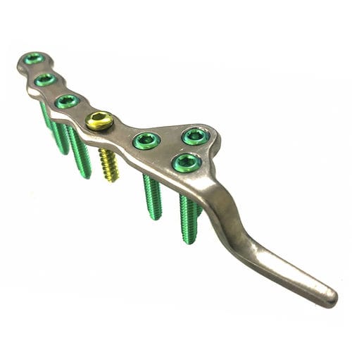 Kompressionsplatte für Schlüsselbein - HJ-Small LOC 02 - Health-Joy Medical - distal / medial / mit Verriegelung