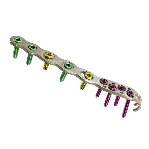 Kompressionsplatte für Fibula - HJ-Small VA-LOC 01 - Health-Joy Medical - distal / mit Verriegelung / ohne Verriegelung