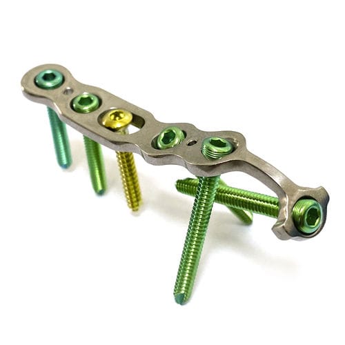 Kompressionsplatte für Tibia - HJ-Small LOC 10 - Health-Joy Medical - für Malleolus / distal / medial