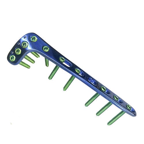Kompressionsplatte für Tibia - HJ-Small LCP 13 - Health-Joy Medical - distal / anterolateral / mit Verriegelung