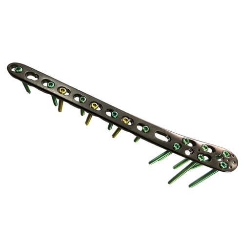 Kompressionsplatte für Tibia - HJ-Small LCP 15 - Health-Joy Medical - für Malleolus / distal / medial