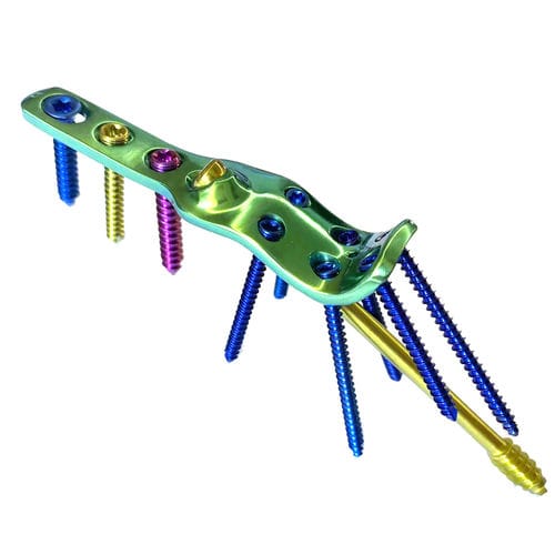 Arthrodeseplatte für Knöchel - HJ-VA-LOC 01 - Health-Joy Medical - mit Verriegelung / Titan