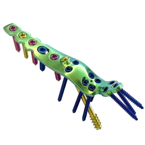 Arthrodeseplatte für Knöchel - HJ-VA-LOC 02 - Health-Joy Medical - mit Verriegelung / Titan