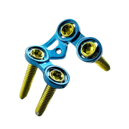 Kompressionsplatte für Tarsalknochen - HJ MINI VA-LOC Talar - Health-Joy Medical - für Rückfuß / für talocalcaneares Gelenk / seitlich