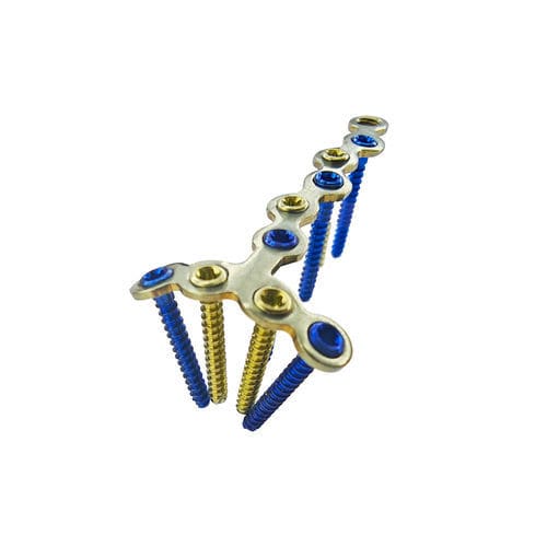 Kompressionsplatte für Fingerglied - HJ-Micro 25 - Health-Joy Medical - mit Verriegelung / Titan