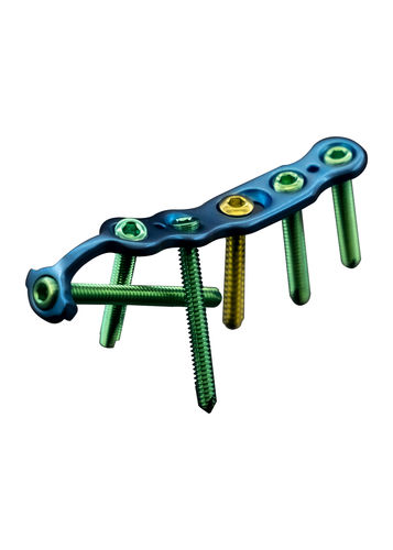 Kompressionsplatte für Tibia - HJ-Small LOC 10 - Health-Joy Medical - für Malleolus / distal / medial