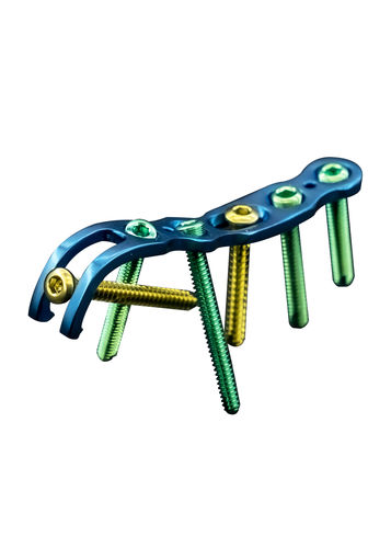 Kompressionsplatte für Tibia - HJ-Small LOC 11 - Health-Joy Medical - für Malleolus / distal / medial