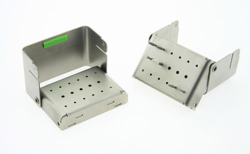 Halter für Dentalfräsen - 19136 series - NICHROMINOX - Tisch / Edelstahl / mit Deckel