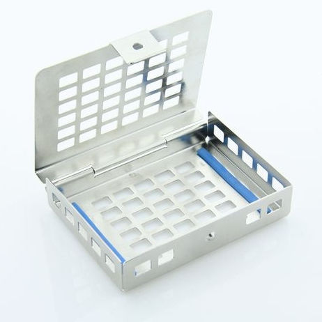 Sterilisierkassette für zahnärztliche Instrumente - 5009 series - NICHROMINOX - perforiert / Edelstahl
