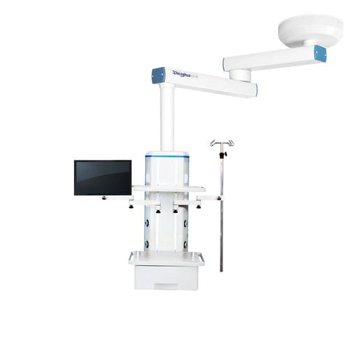 Deckenmontierter Verteilerarm - EX-50TE - Shanghai Zhenghua Medical Equipment - für Endoskopie / mit Einfacharm / mit Gondel