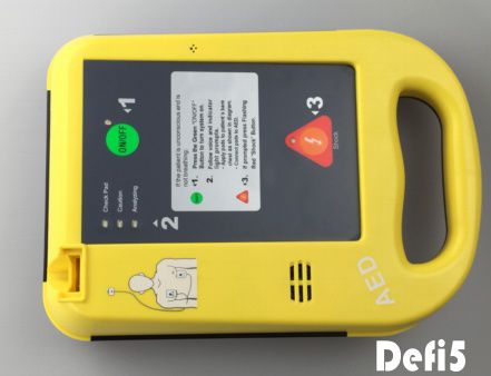 Automatischer externer Defibrillator - Defi5 - Meditech Equipment - mit EKG-Anzeige
