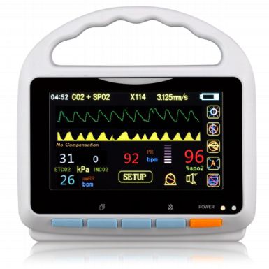 Tragbarer Patientenmonitor -  MD 90Et    - Meditech Equipment - Atemfrequenz / etCO2 / SpO2