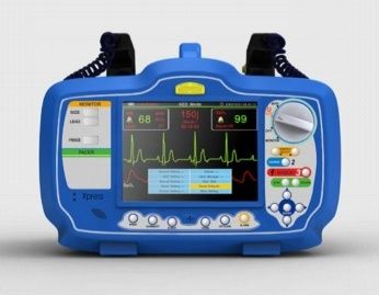 Halbautomatischer externer Defibrillator - Defi Xpress - Meditech Equipment - mit EKG-Anzeige