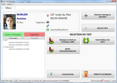 Medizinische Software - VNG - Framiral - Rehabilitation / Umform / Rückverfolgbarkeit