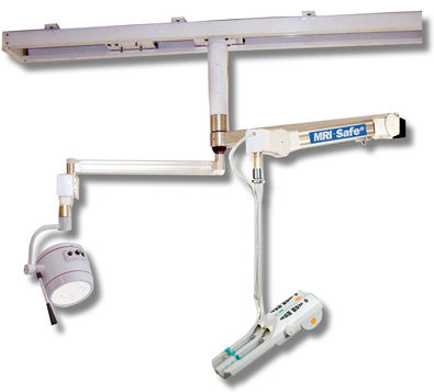 Knickarm-Tragarm - MRI-Safe® - AADCO Medical - für Chirurgie / schienenmontiert