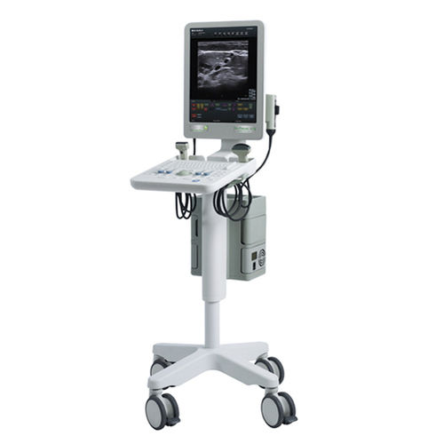 Ultraschallgerät mit Konsole - Flex Focus 400 exp - BK Ultrasound - für Ultraschalldiagnostik in Anästhesie und Intensivmedizin / für Ultraschalluntersuchung von Muskeln und Skelett / Nadelführung